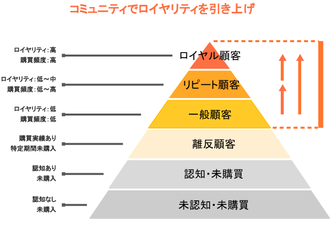 ファンの蓄積・育成